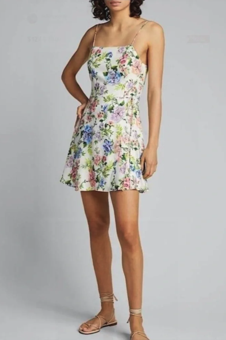 Alice and Olivia Trixie Floral Mini Dress size 6