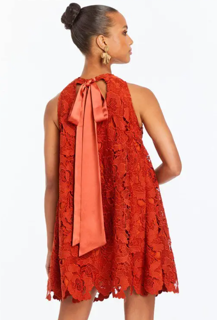 Mestiza  Luli Halter Lace Mini Dress size S