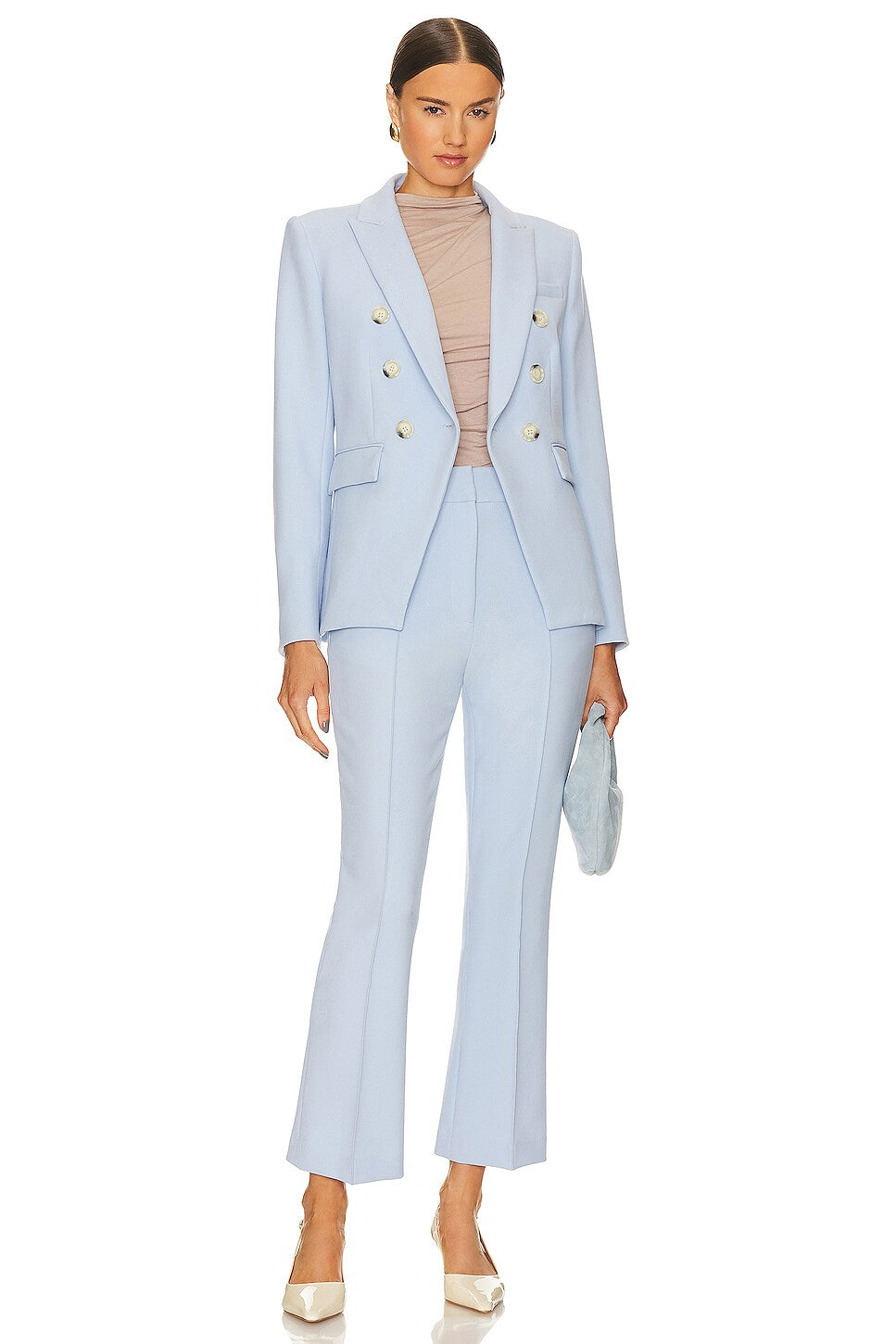 Veronica Beard Miller Dickey Jacket in Ice Blue size 2