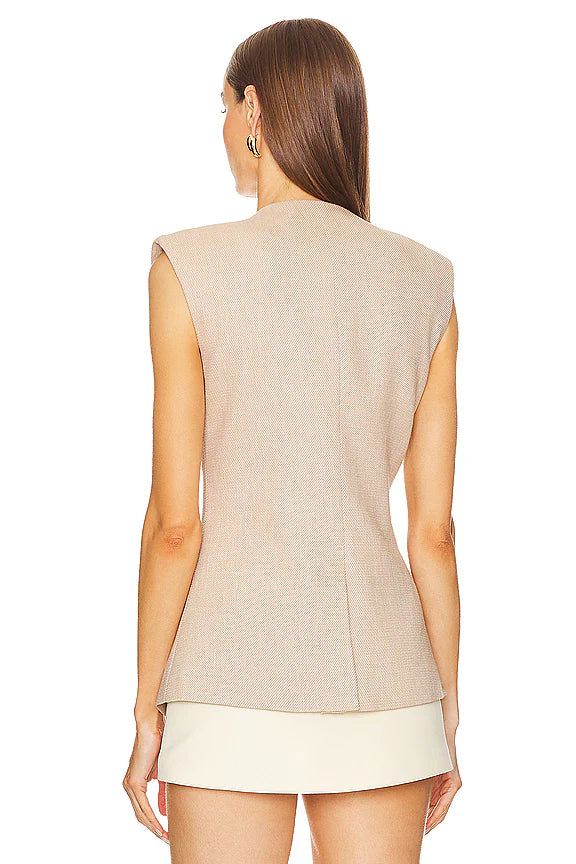 Veronica Beard Sandalwood Tamara Vest size 8
