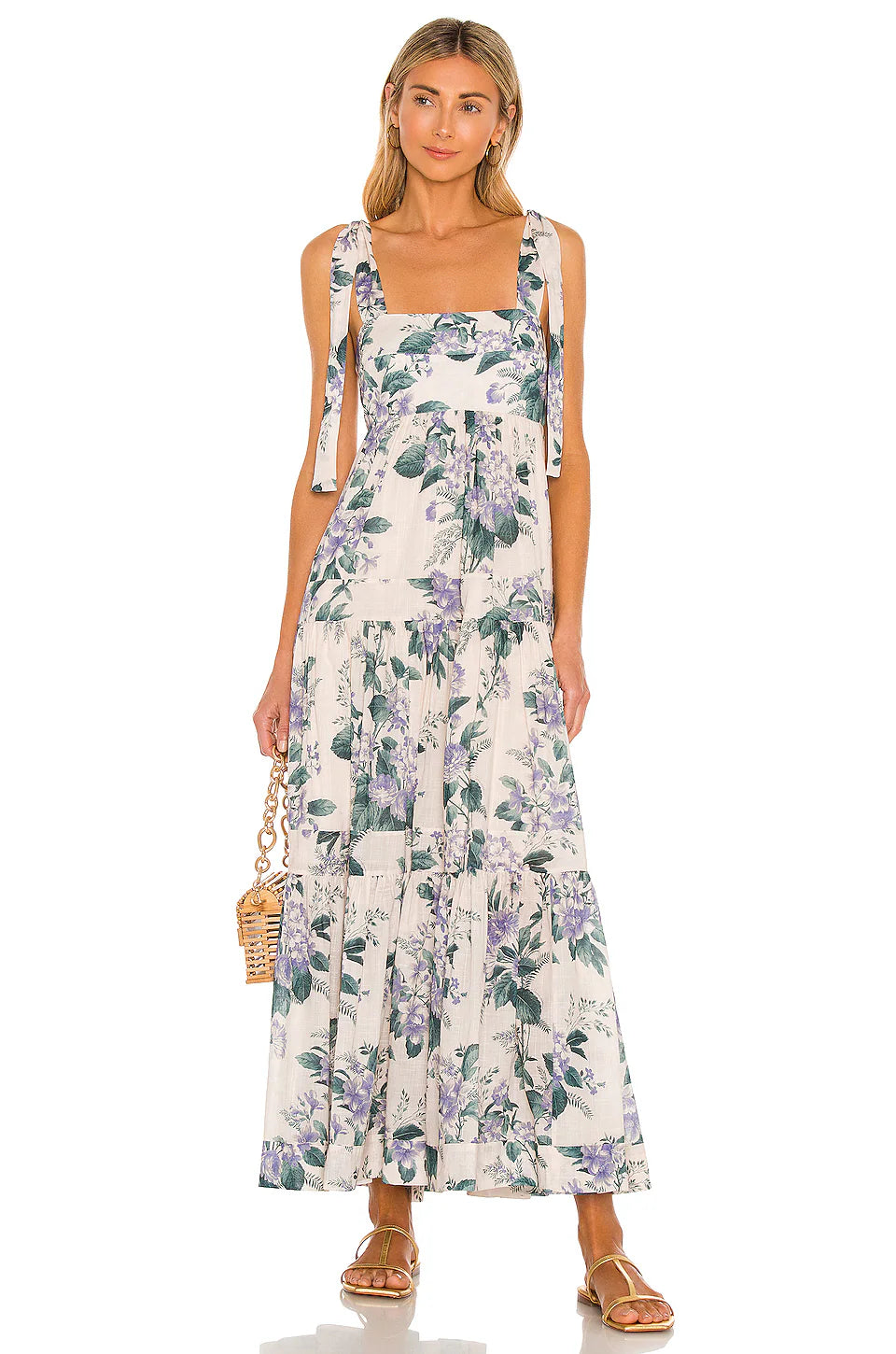 Zimmermann Cassia Tie Shoulder Dress size AU 2