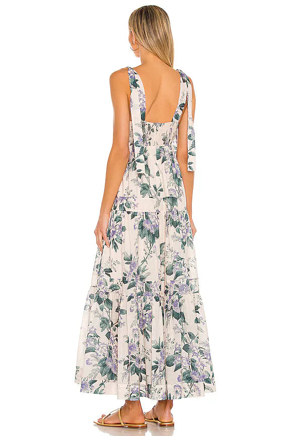 Zimmermann Cassia Tie Shoulder Dress size AU 2
