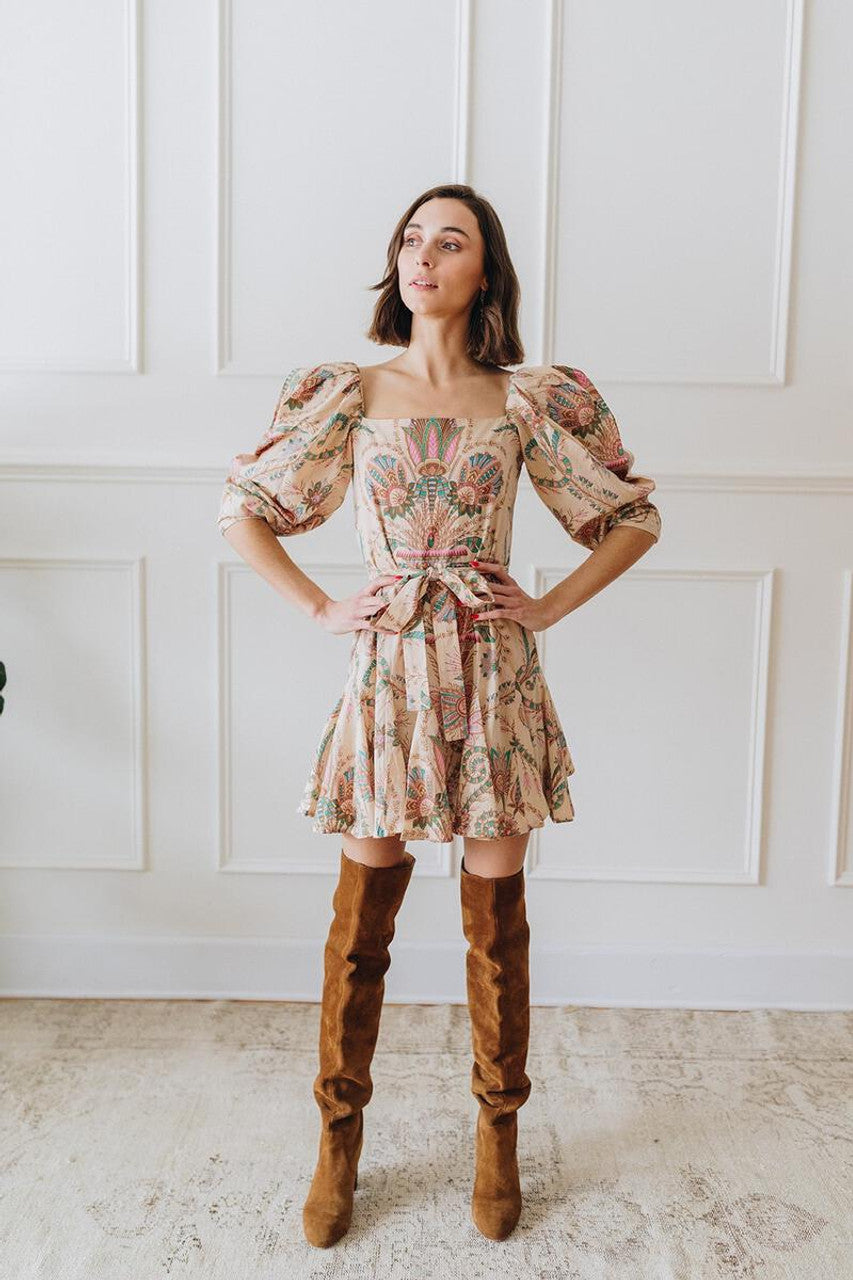 Mille Anais Mini Dress in Versailles size XS