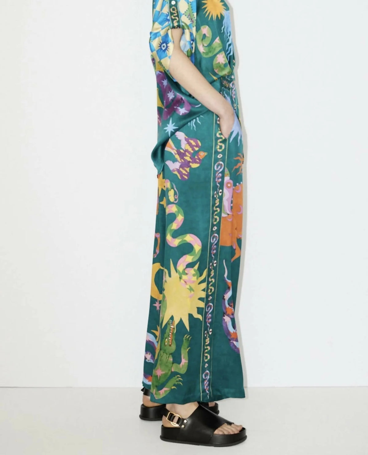 Alemais Guardian Pants in Silk size AU 8 US 4