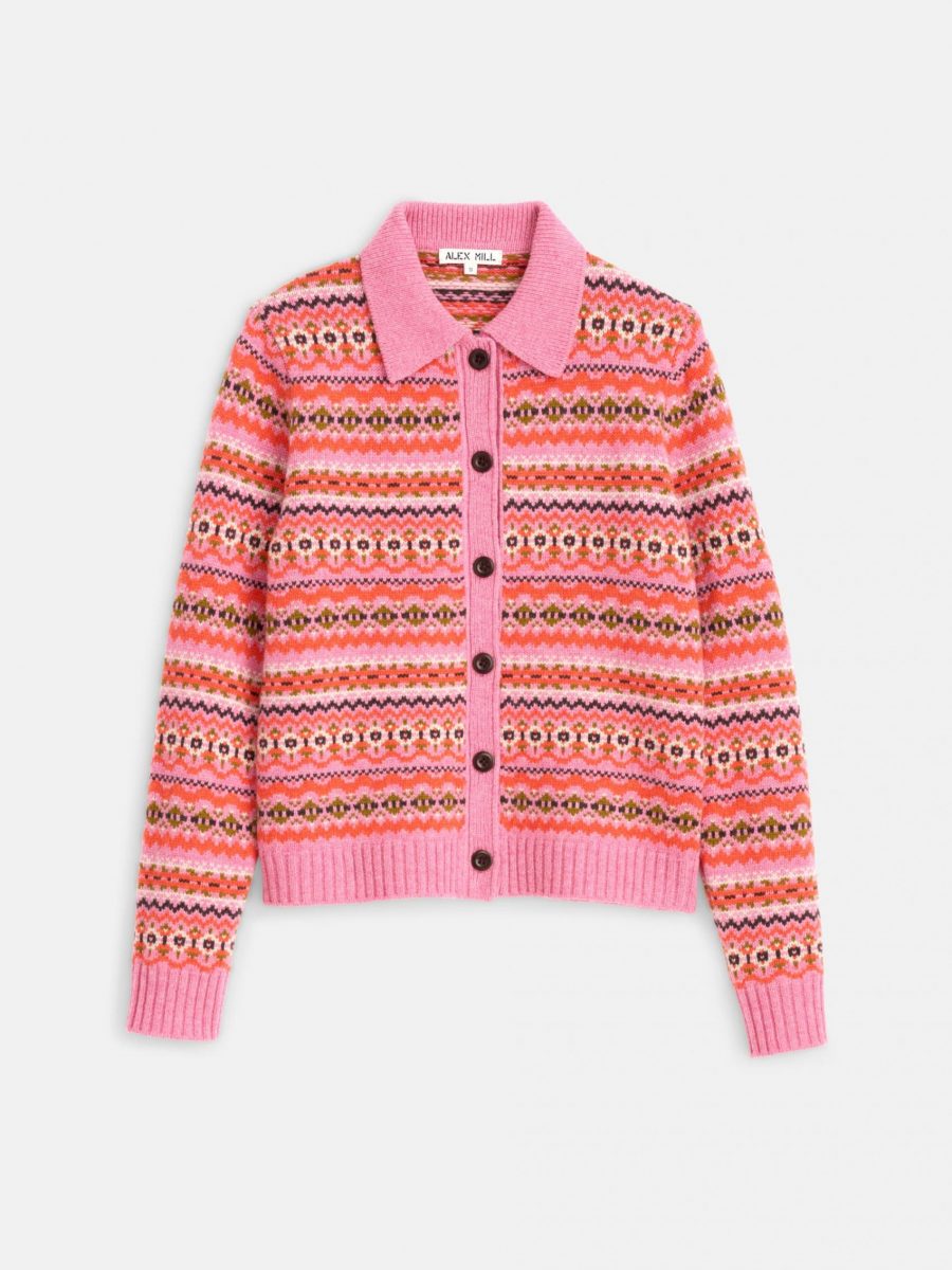 Alex Mill  Fair Isle Cardigan Size S