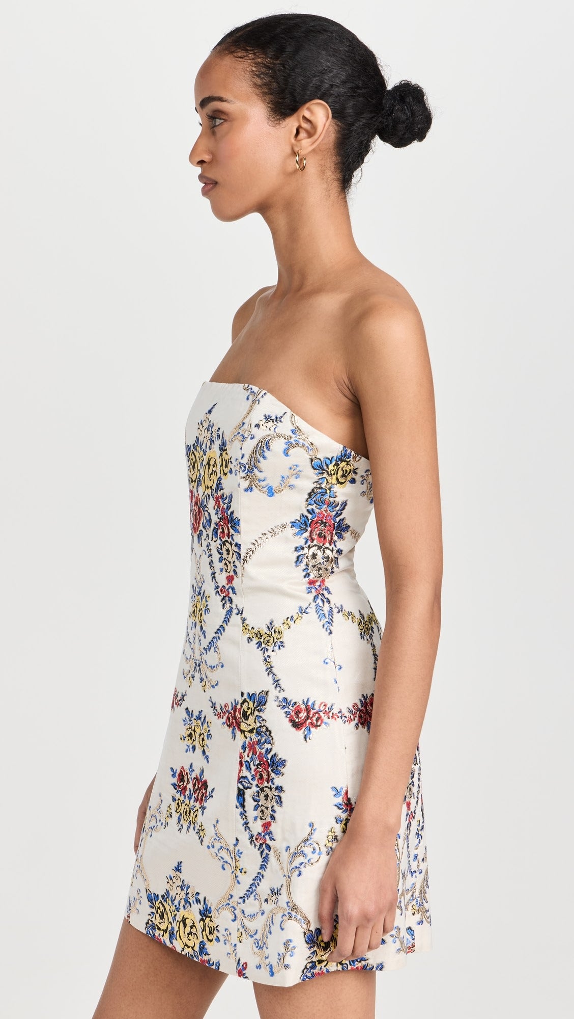 Alice and Olivia Velia Strapless Lantern Mini Dress size 6
