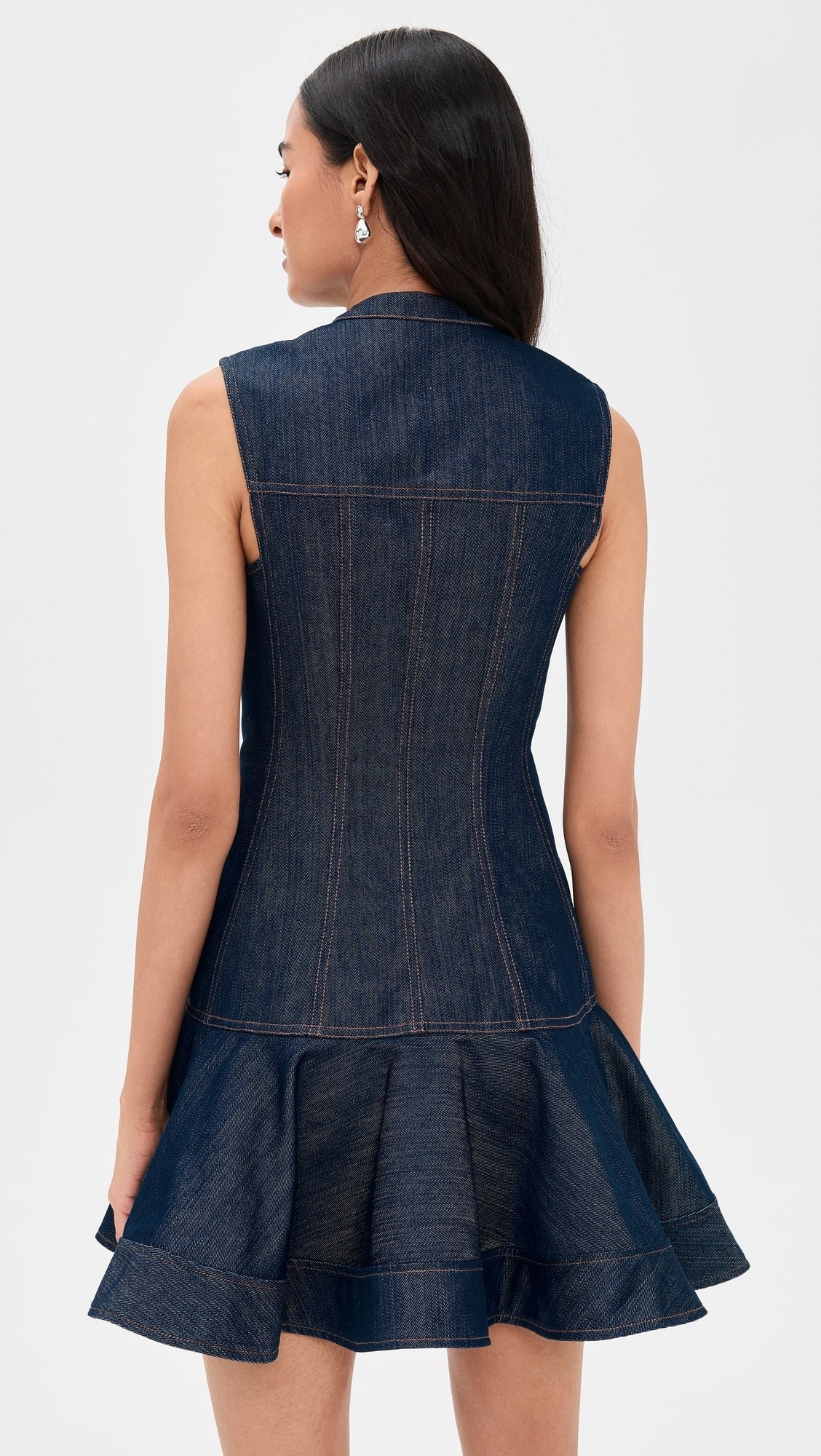 Alexis Taylin Front Zip Denim Dress size XS