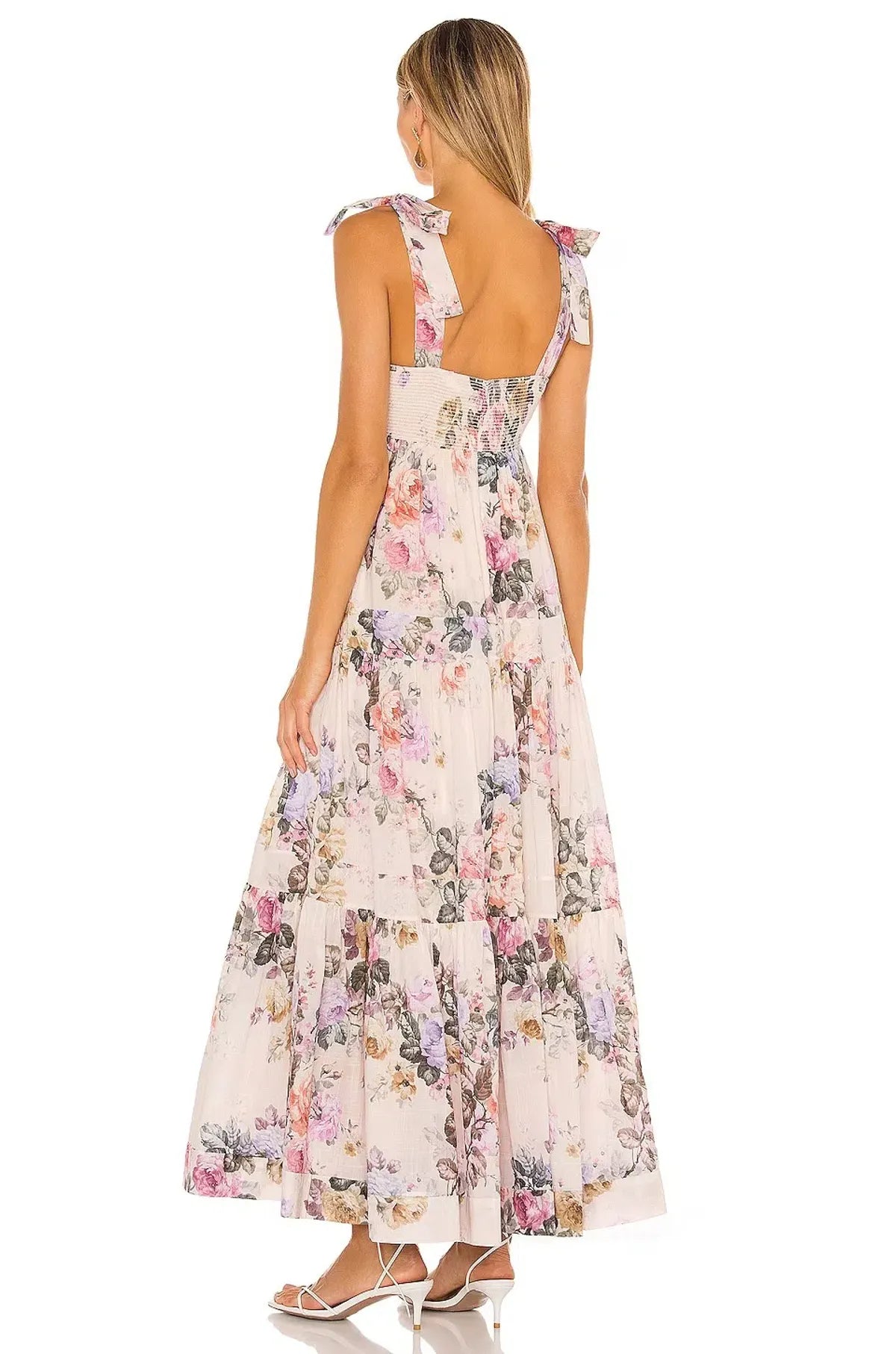 Zimmermann Brighton Tie Shoulder Dress SIZE 0P US 2P