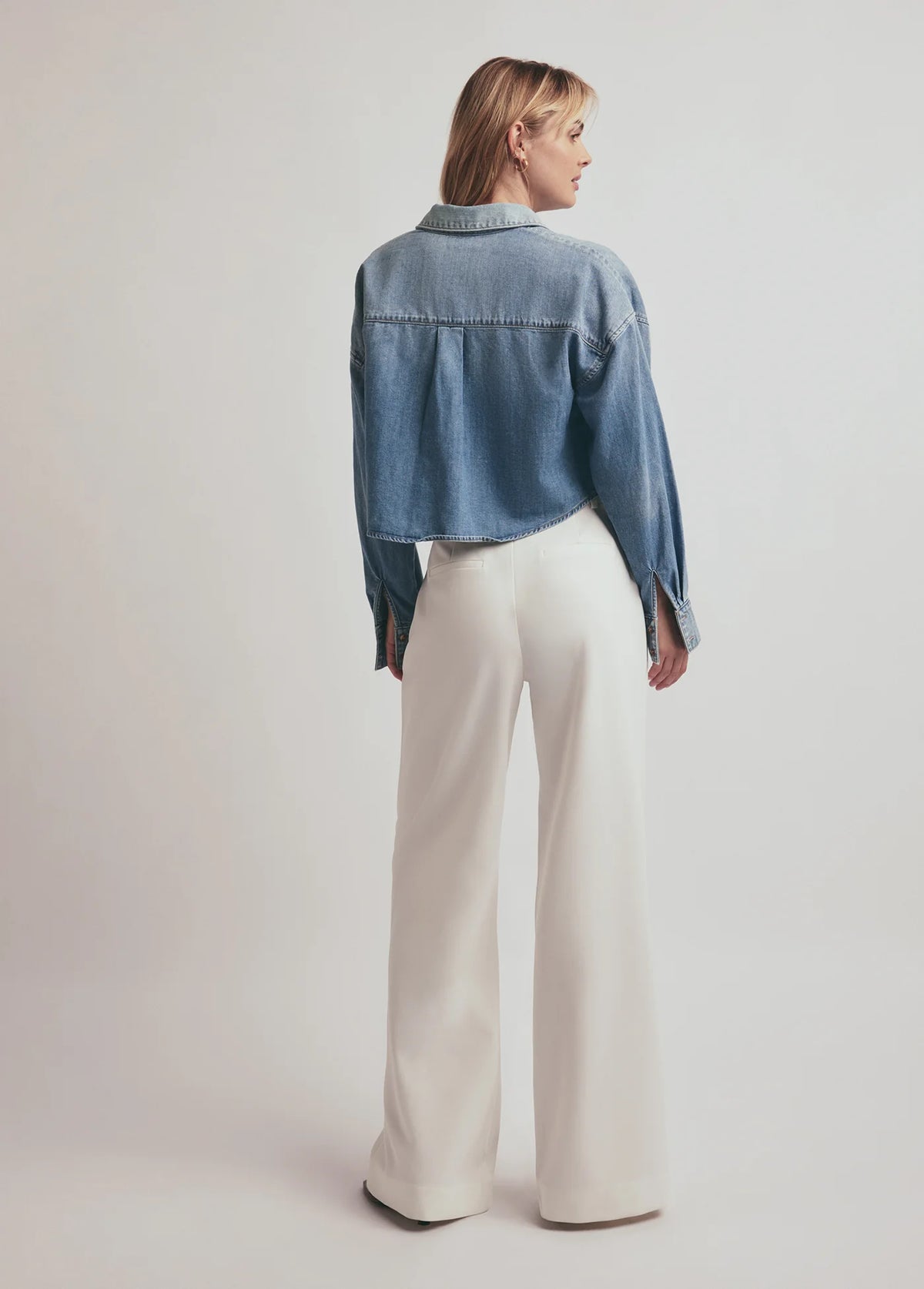 Favorite Daughter The Crop Ex-Boyfriend Shirt in Goa size XS