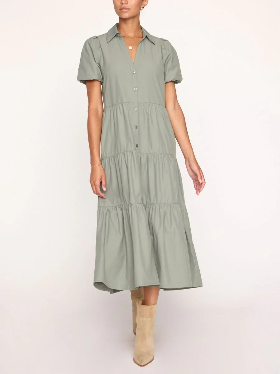 Brochu Walker The Havana Dress in Sage Green size S