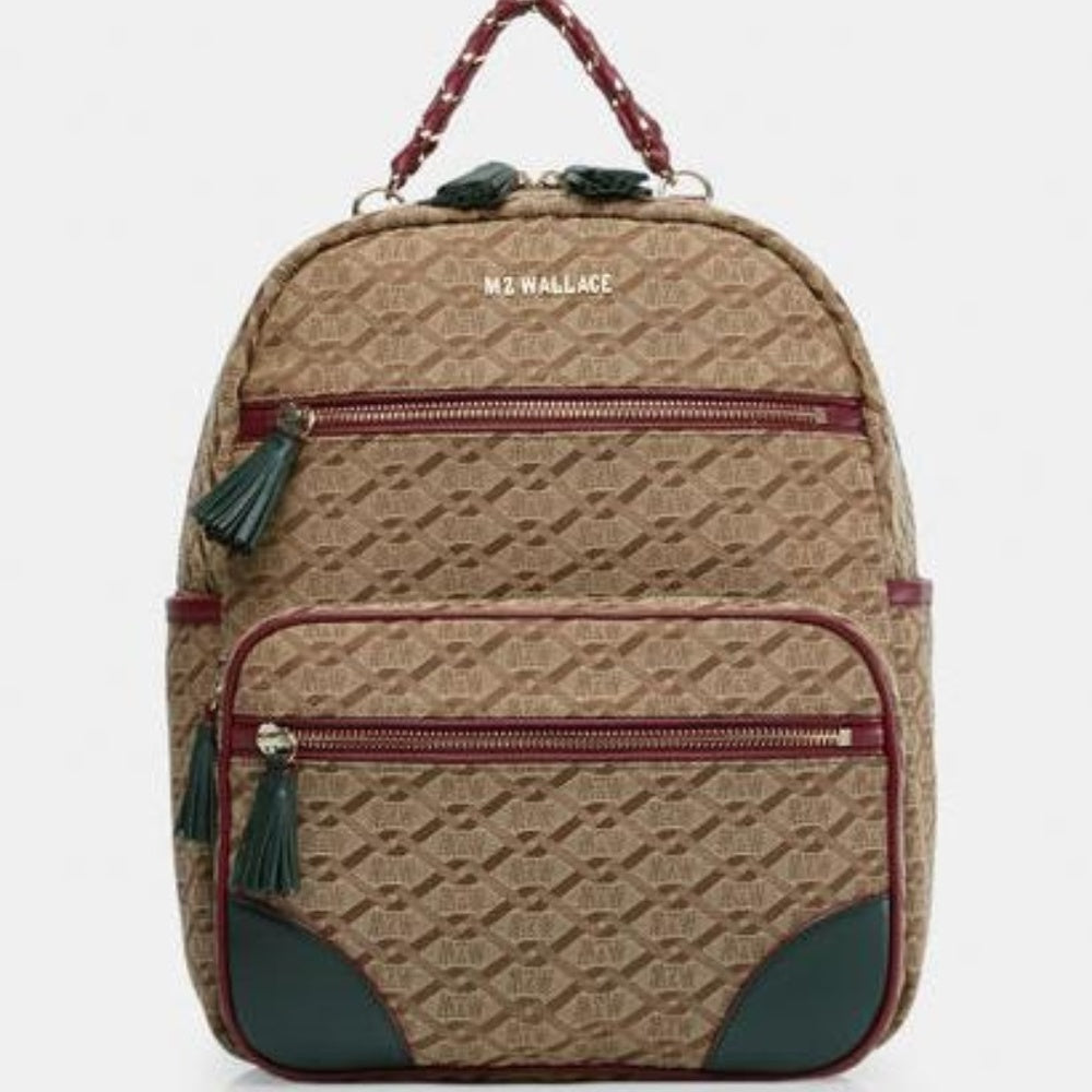 MZ Wallace Crosby Backpack Ivy Jacquard