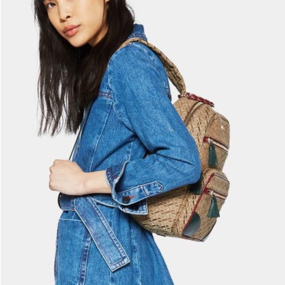 MZ Wallace Crosby Backpack Ivy Jacquard
