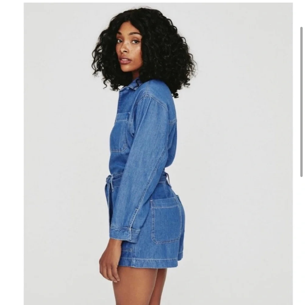 AG The Rhoda Denim Romper size M