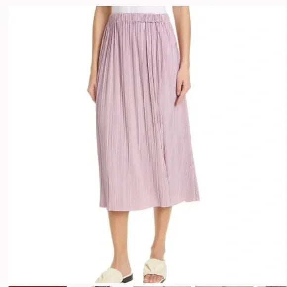 Samsoe Pleated Uma midi skirt Mauve Shadow size L