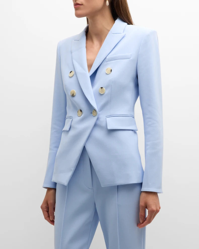 Veronica Beard Miller Dickey Jacket Blazer Ice Blue size 2