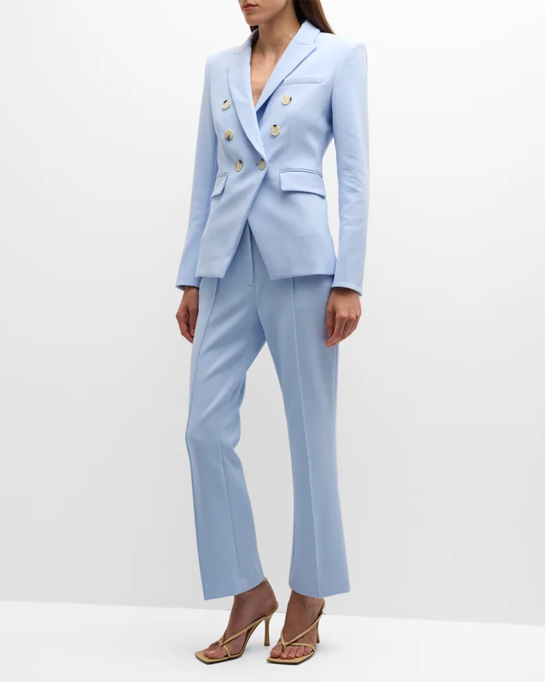 Veronica Beard Miller Dickey Jacket Blazer Ice Blue size 2