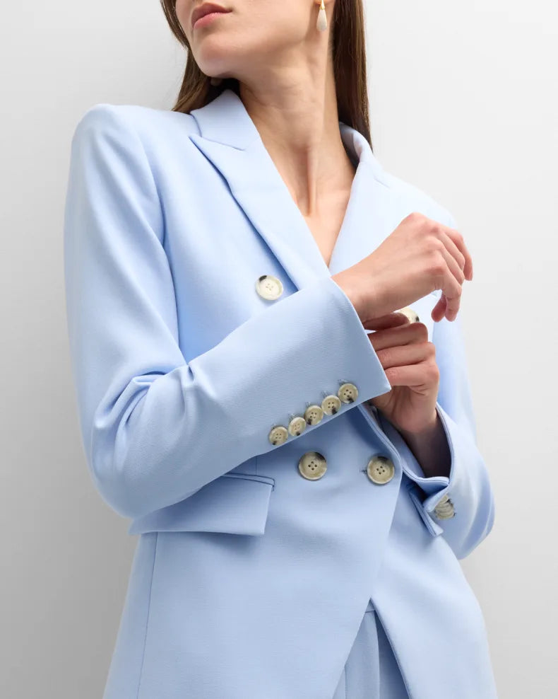 Veronica Beard Miller Dickey Jacket Blazer Ice Blue size 2