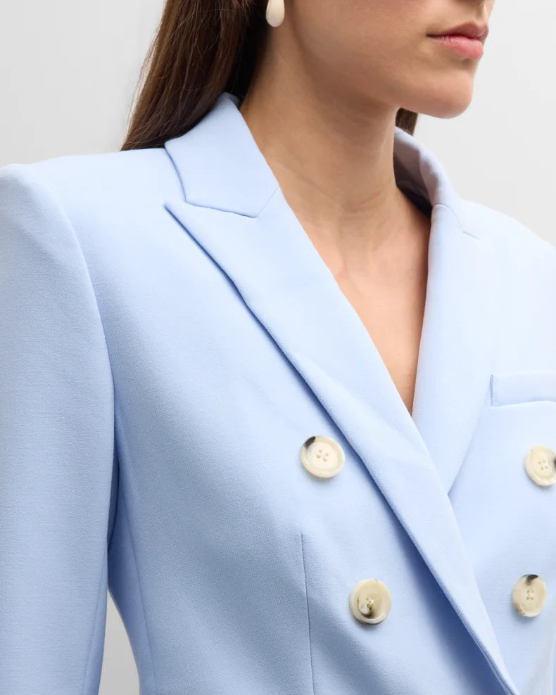 Veronica Beard Miller Dickey Jacket Blazer Ice Blue size 2
