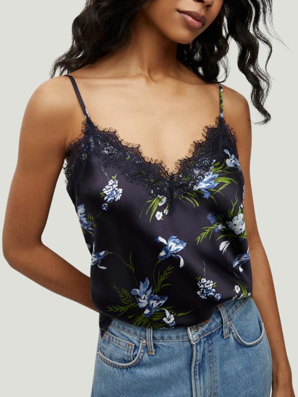 Veronica Beard Ciarlo Stretch-Silk Cami size 4