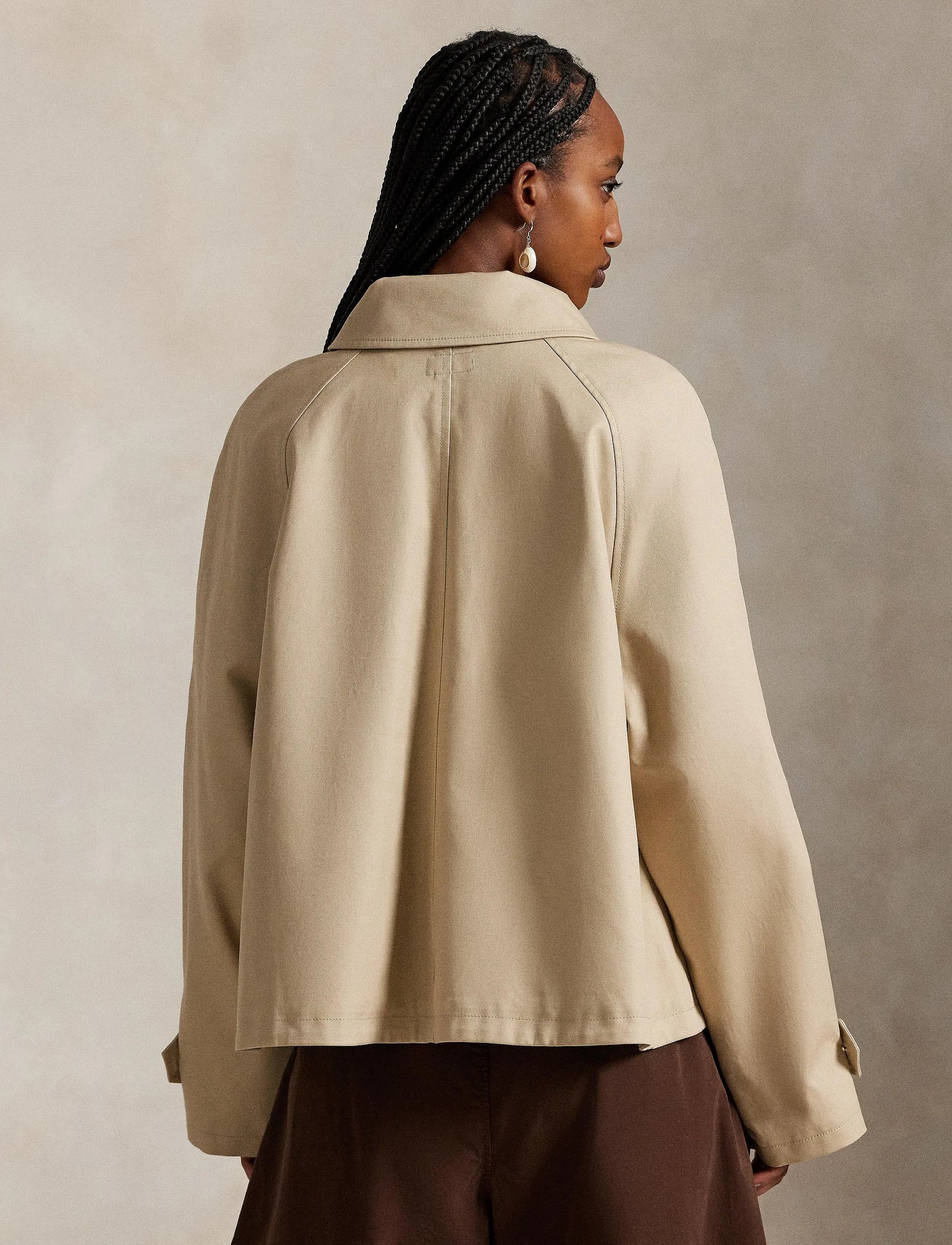 Polo Ralph Lauren Cotton Twill Jacket in Beige size XS