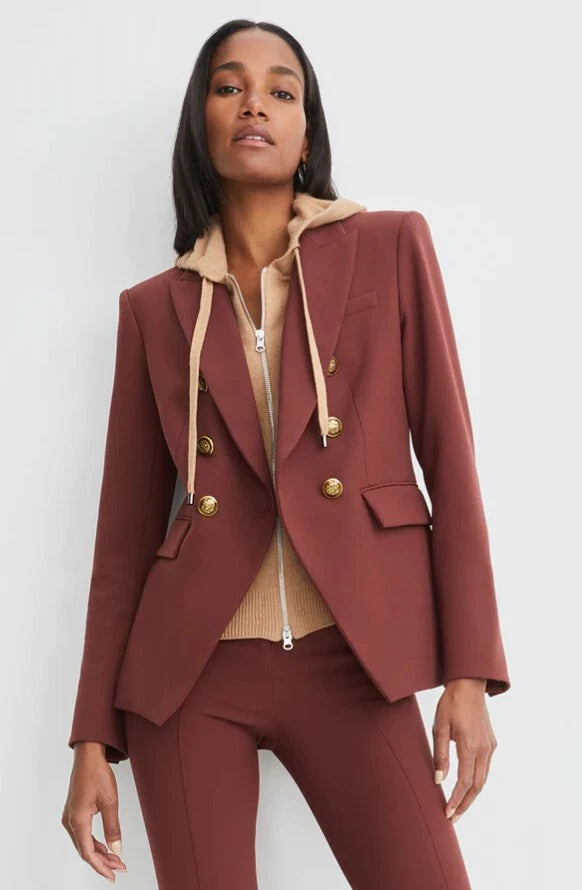 Veronica Beard Miller Dickey Jacket in Burnt Sienna size 10