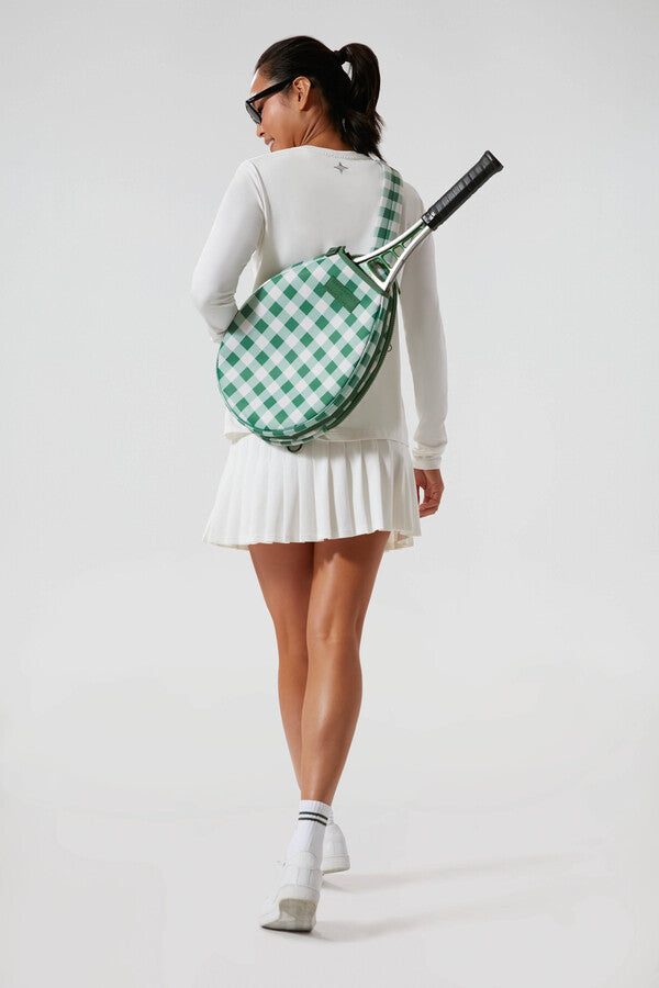 Tuckernuck Tnuck Sport x Neely Chloe Green Trellis Tennis Backpack