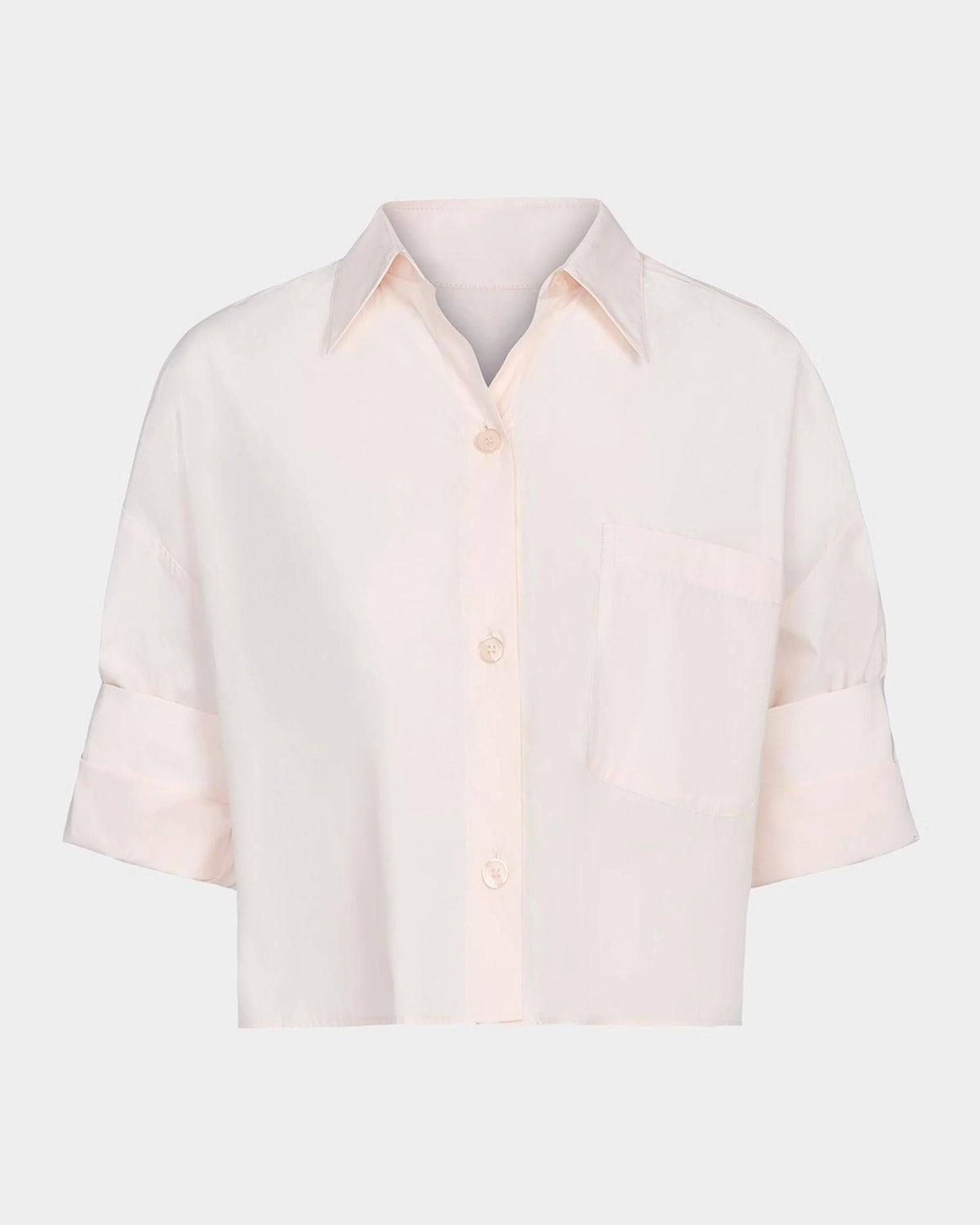 TWP Next EX Cropped Shirt in Pink size M/L