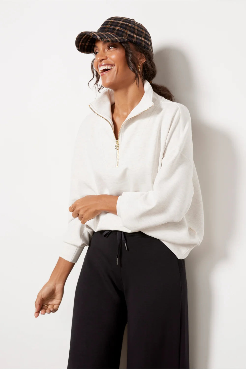 Varley Hawley Half Zip Sweat Sweatshirt size S
