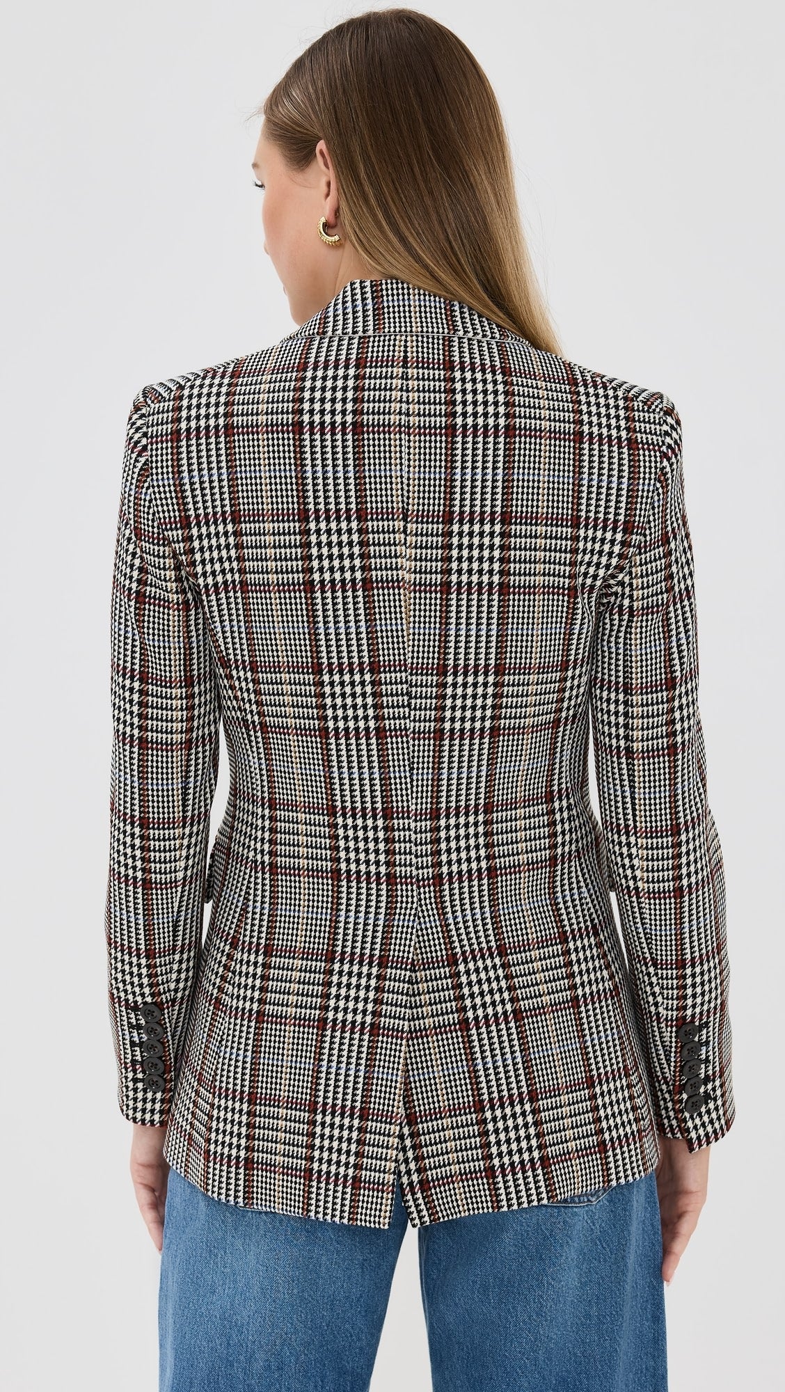 Veronica Beard Ellette Dickey Jacket Blazer in Black Multi size 4