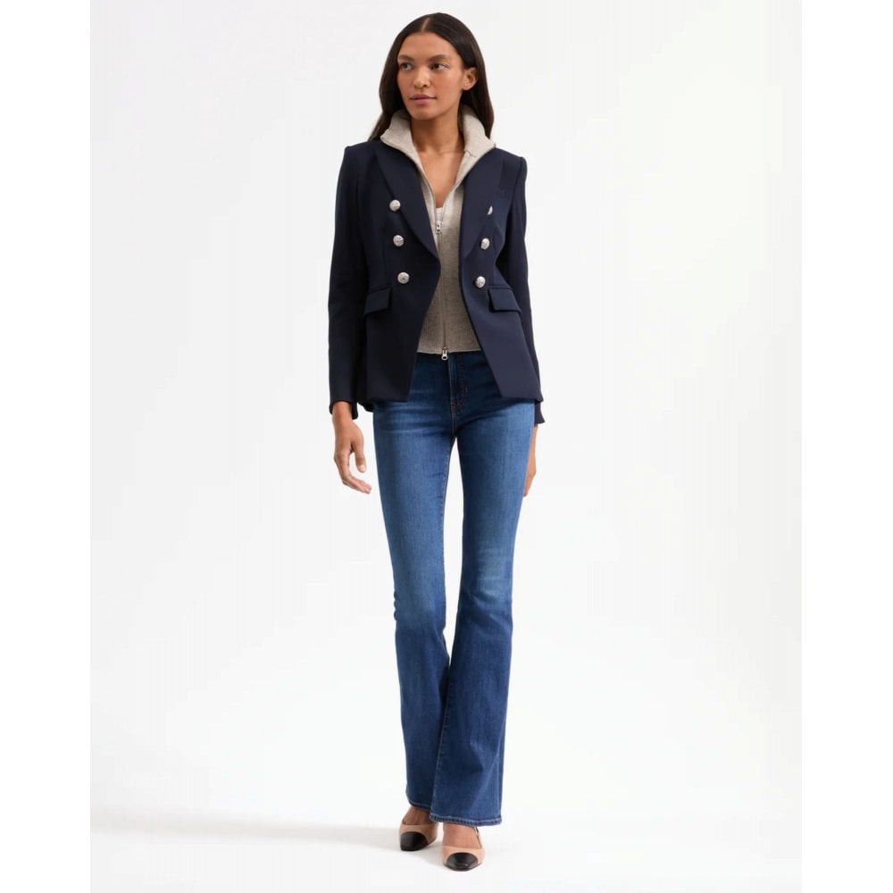Veronica Navy Blue Miller Dickey Jacket size 2